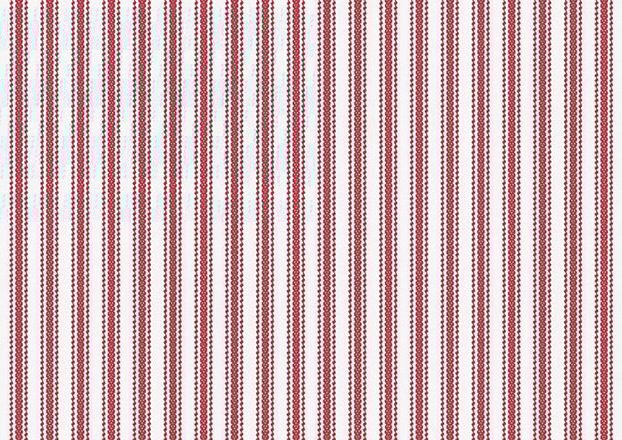 Lace Stripes, Rouge - Motorised Roman Blind - Image 7
